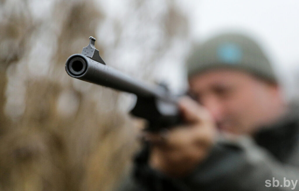 На охоте была добыта рысь